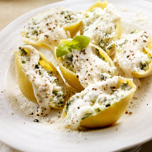 Cheese-Stuffed Pasta Shells